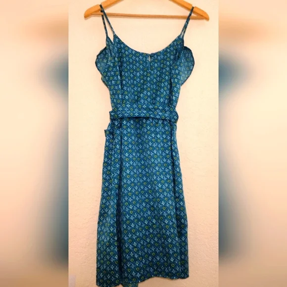 GAP Elegant Blue Patterned Dress - Picture 8 of 8